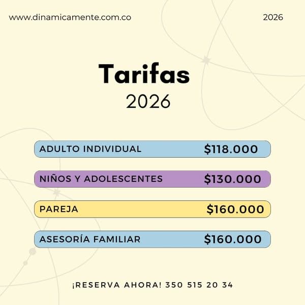 tarifas psicología 2026